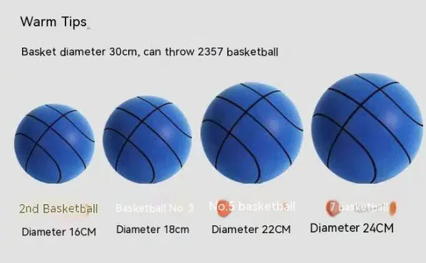Silent Foam Basketball for Kids